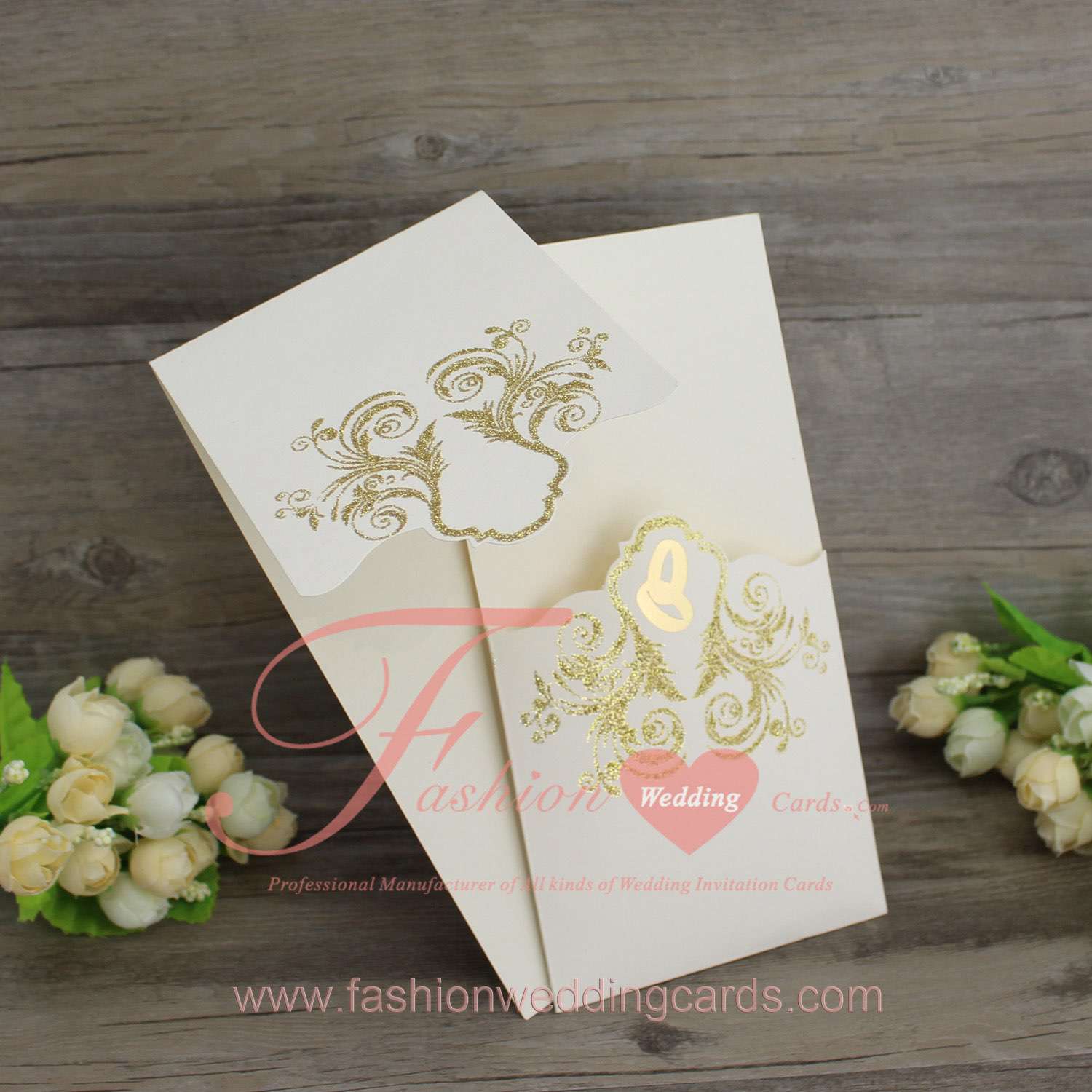 Personalized Design Pocket Wedding Invitations Online